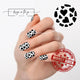 Black Heart Nail Wraps