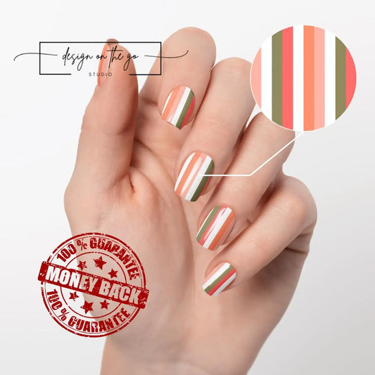 Stripes Nail Wraps
