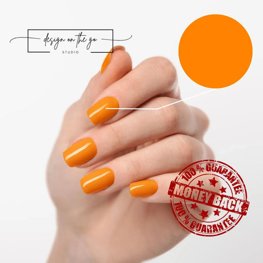 Amber Flame Nail Wraps
