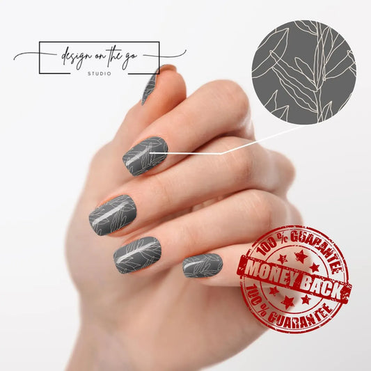 Shadow Vine Nail Wraps