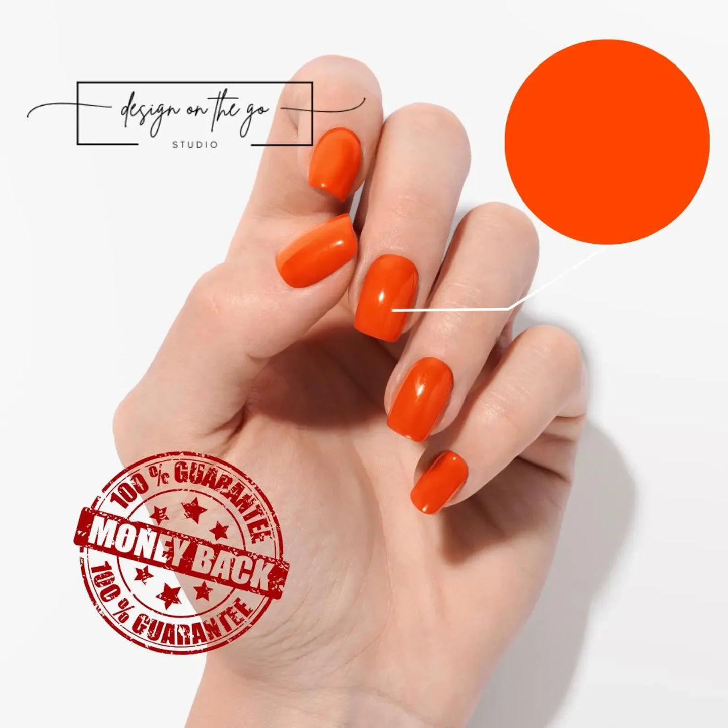 Coral Nail Wraps