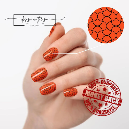 Orbit Grid Nail Wraps