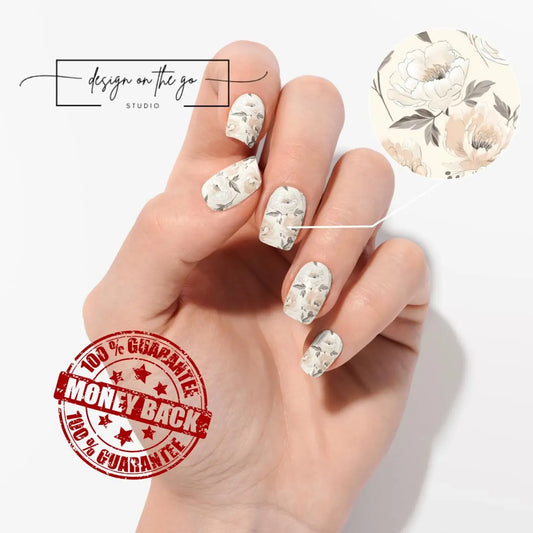 Blush Peony Nail Wraps