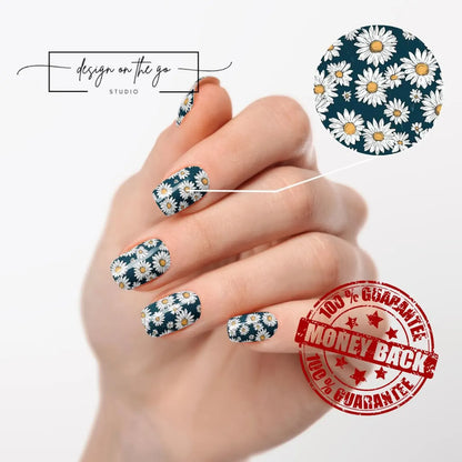 Summer Daisy Nail Wraps