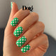 Green Polka Dot Nail Wraps