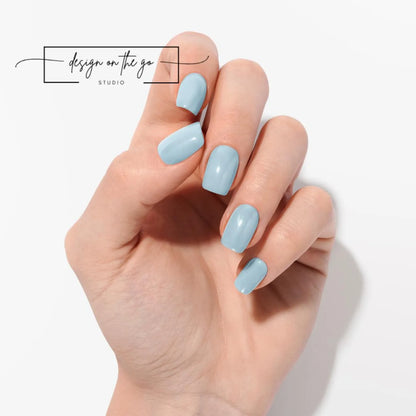 Baby Blue Nail Wraps