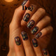 Spooky Pumpkin Nail Wraps