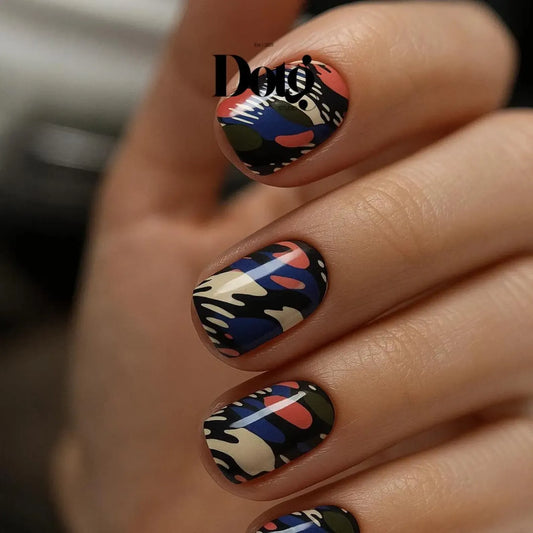 Glitch Nail Wraps