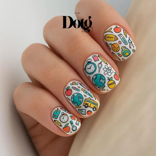 Back To School Nail Wraps