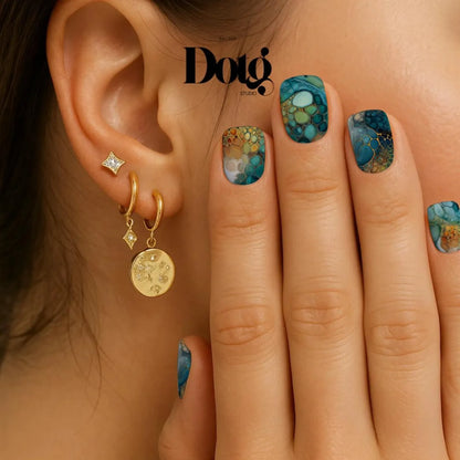 Oceanic Art Flow Nail Wraps
