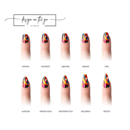 Ripple Nail Wraps