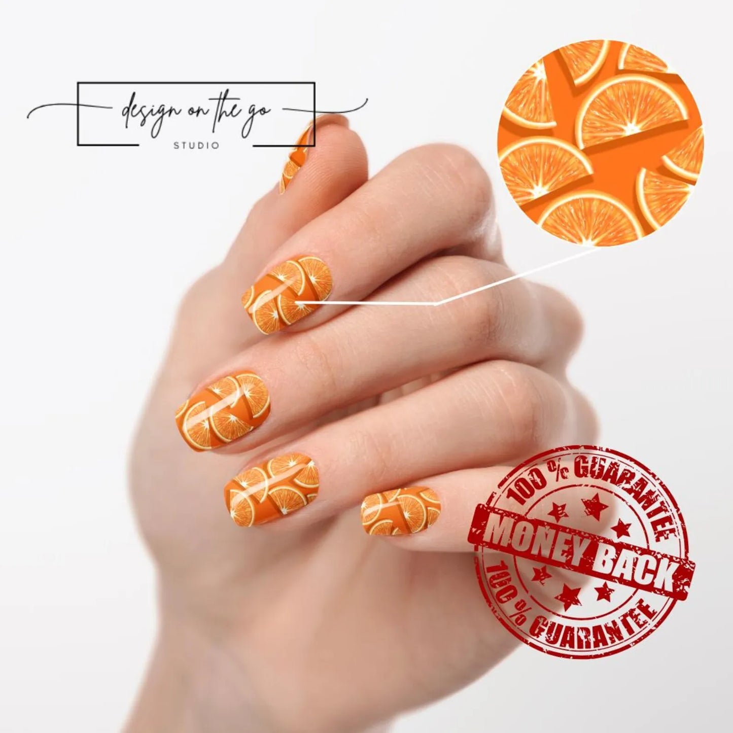 Citrus Pop Nail Wraps