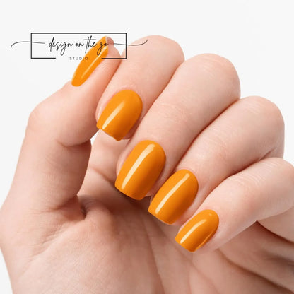 Amber Flame Nail Wraps