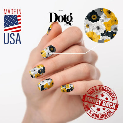 Modern Meadow Nail Wraps