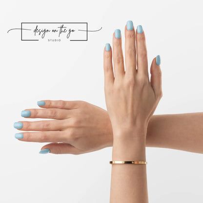 Baby Blue Nail Wraps