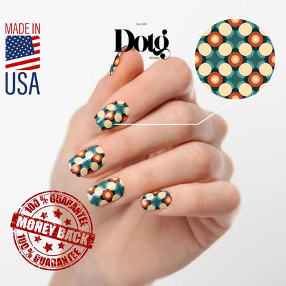 Retro Orbit Nail Wraps
