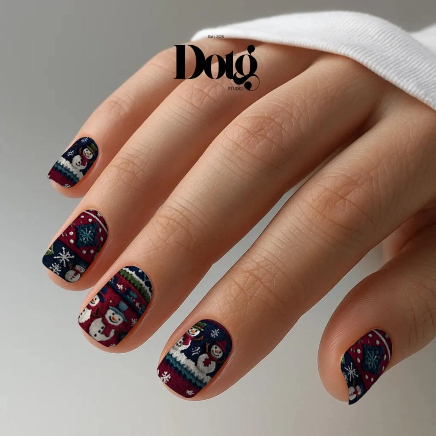 Ugly Sweater Nail Wraps