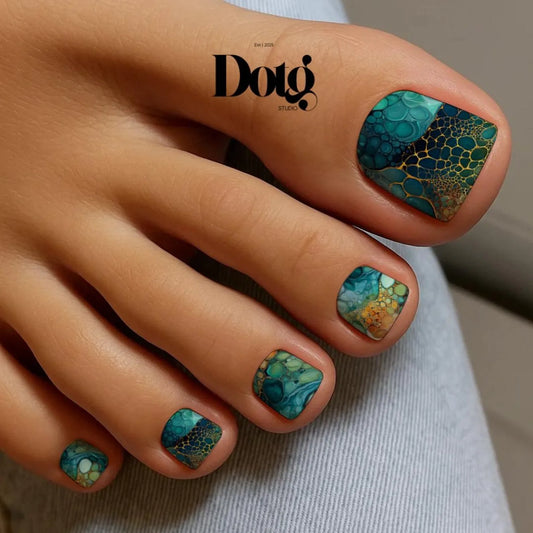 Oceanic Art Flow Nail Wraps