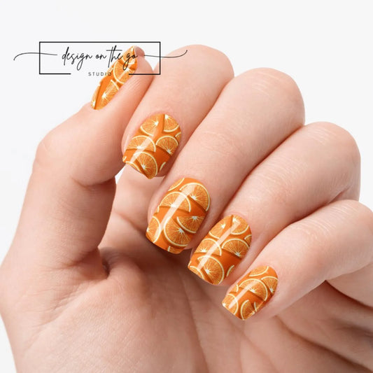Citrus Pop Nail Wraps