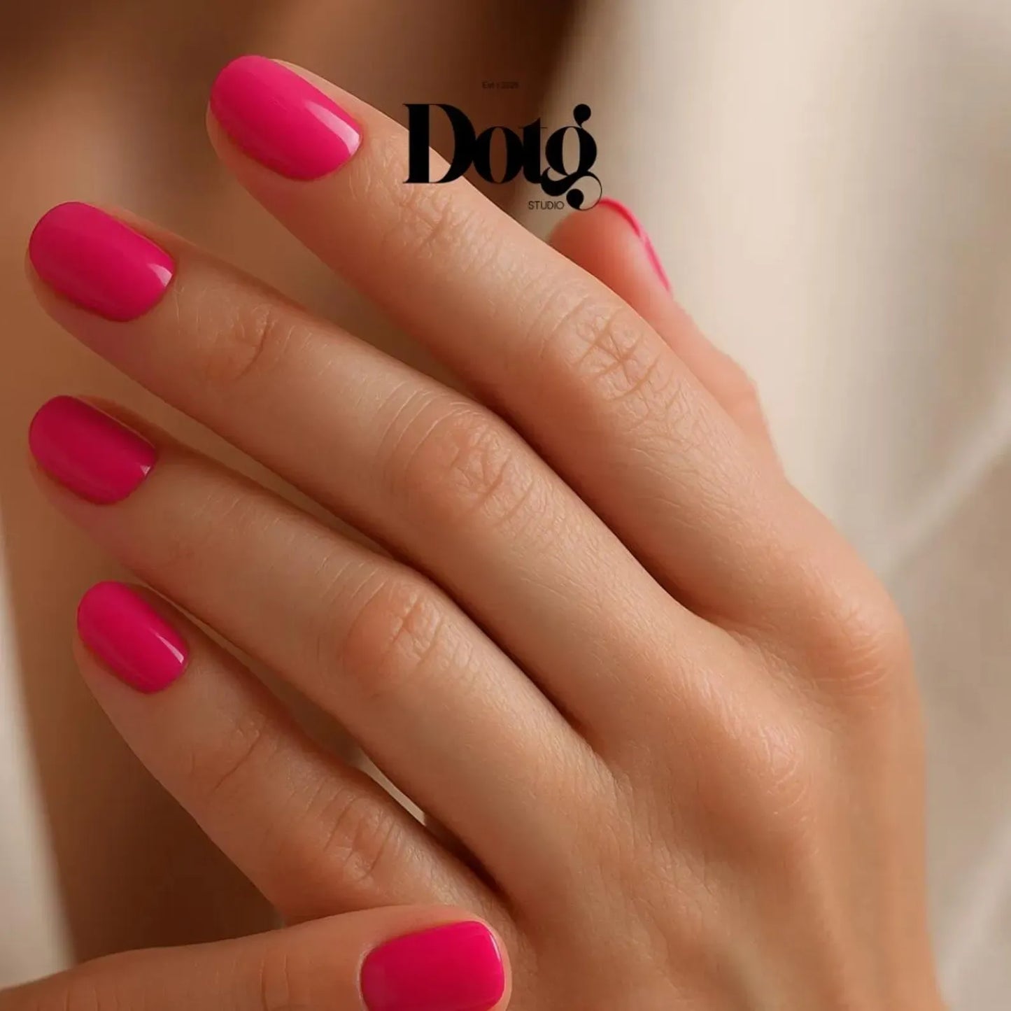 Hot Pink Nail Wraps