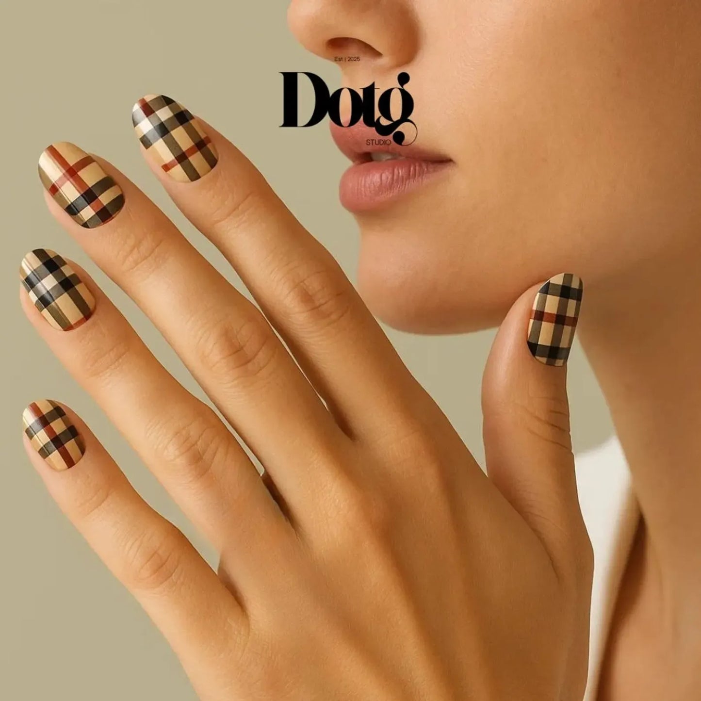 Plaid Nail Wraps