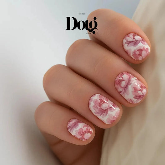 Romantic Peony Nail Wraps