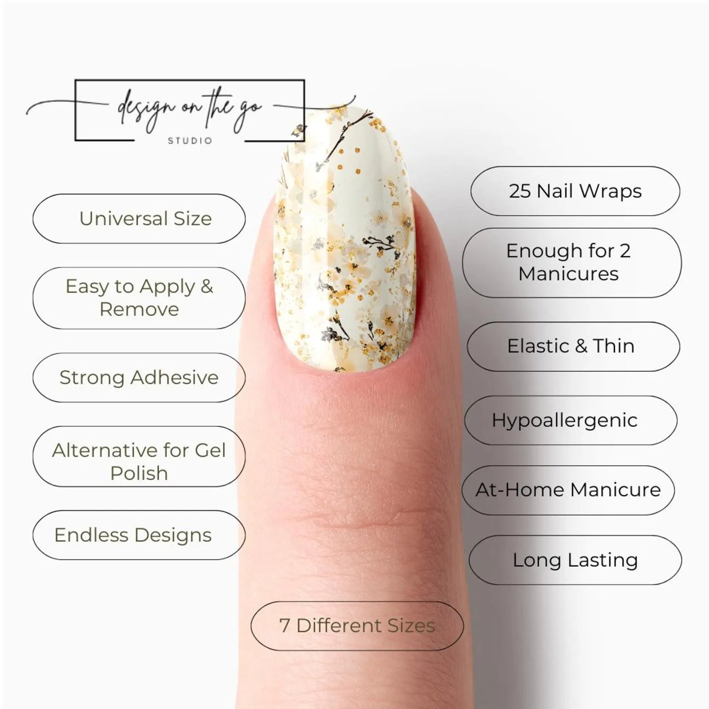 Floral Garden Nail Wraps