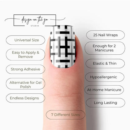 Mono Weave Nail Wraps