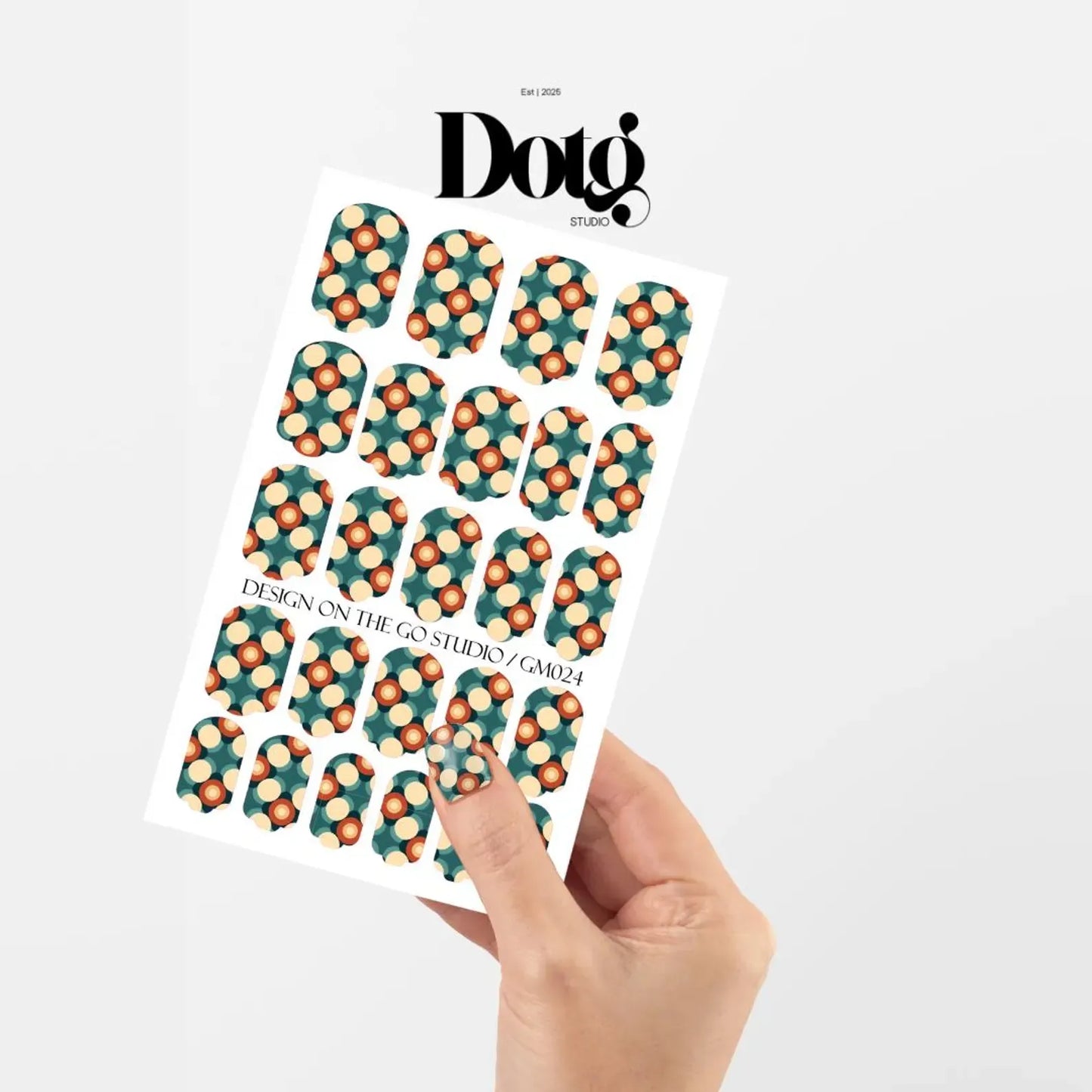 Retro Orbit Nail Wraps