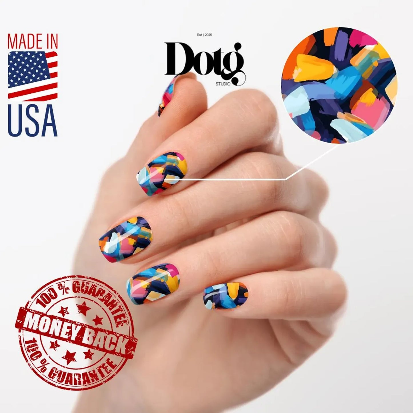 Strokes Nail Wraps