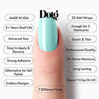 Pastel Mint Nail Wraps