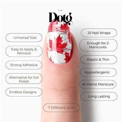 I Am Canadian Nail Wraps