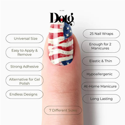 Forth of July Nail Wraps