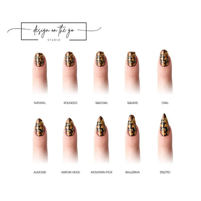 Golden Harvest Nail Wraps