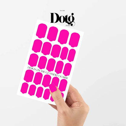 Hot Pink Nail Wraps