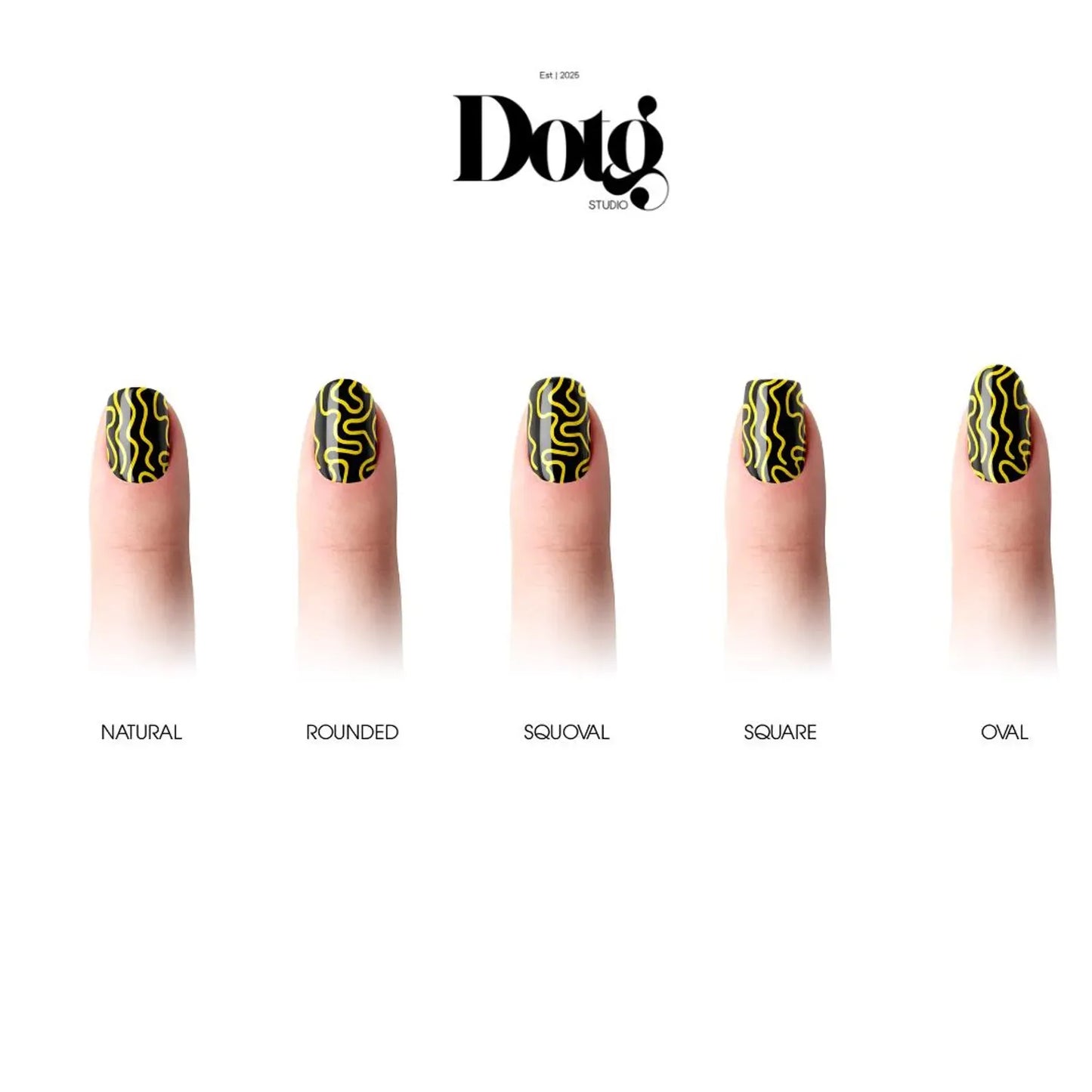Solar Maze Nail Wraps