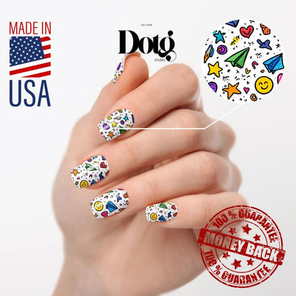Fun Doodle Nail Wraps