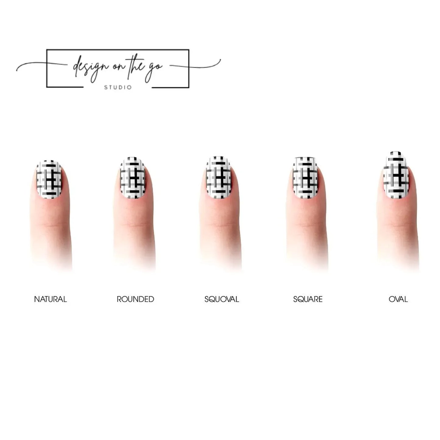 Mono Weave Nail Wraps