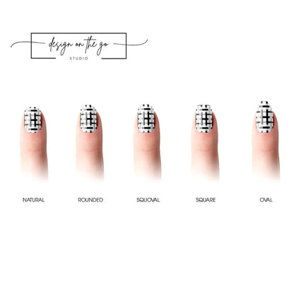 Mono Weave Nail Wraps