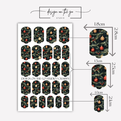 Holiday Fir Nail Wraps