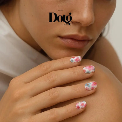 Colorful Flowers Nail Wraps