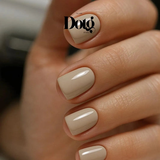 Nude Gray Nail Wraps