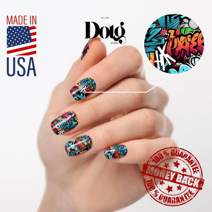 Graffiti Art Nail Wraps