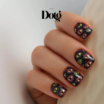 Spooky Pumpkin Nail Wraps