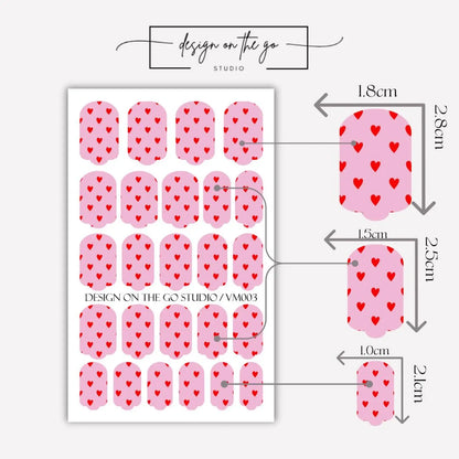 Love Dots Nail Wraps
