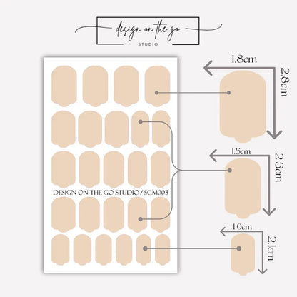 Almond Milk Nail Wraps