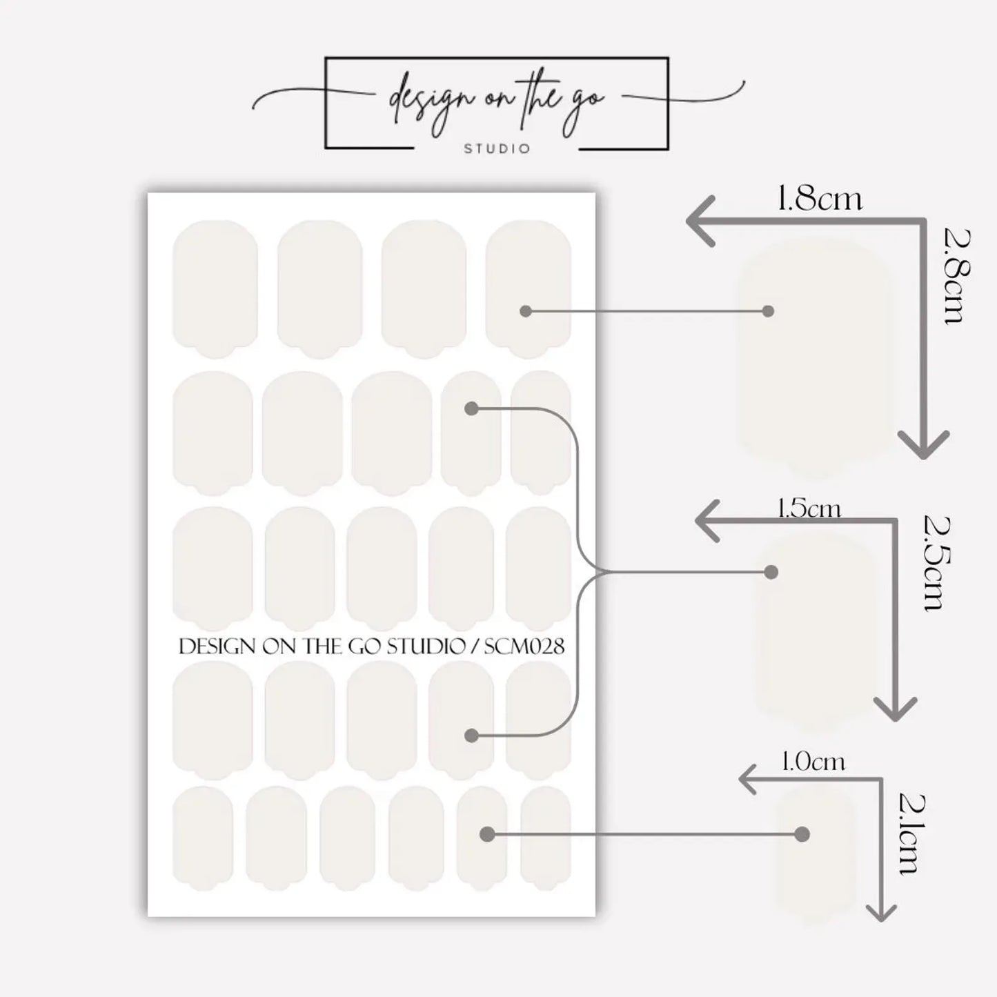 Ivory Nail Wraps