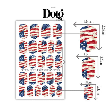 Forth of July Nail Wraps