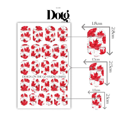 I Am Canadian Nail Wraps