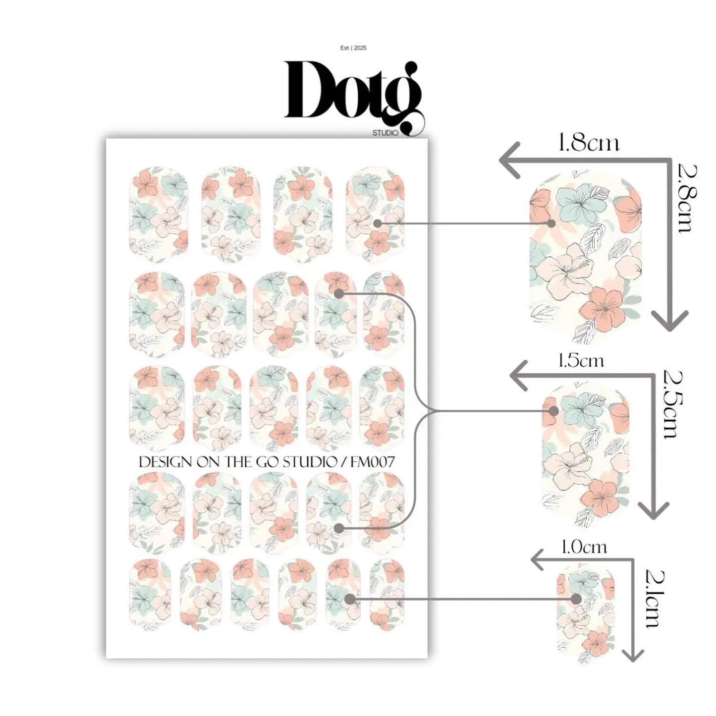 Gentle Petals Nail Wraps